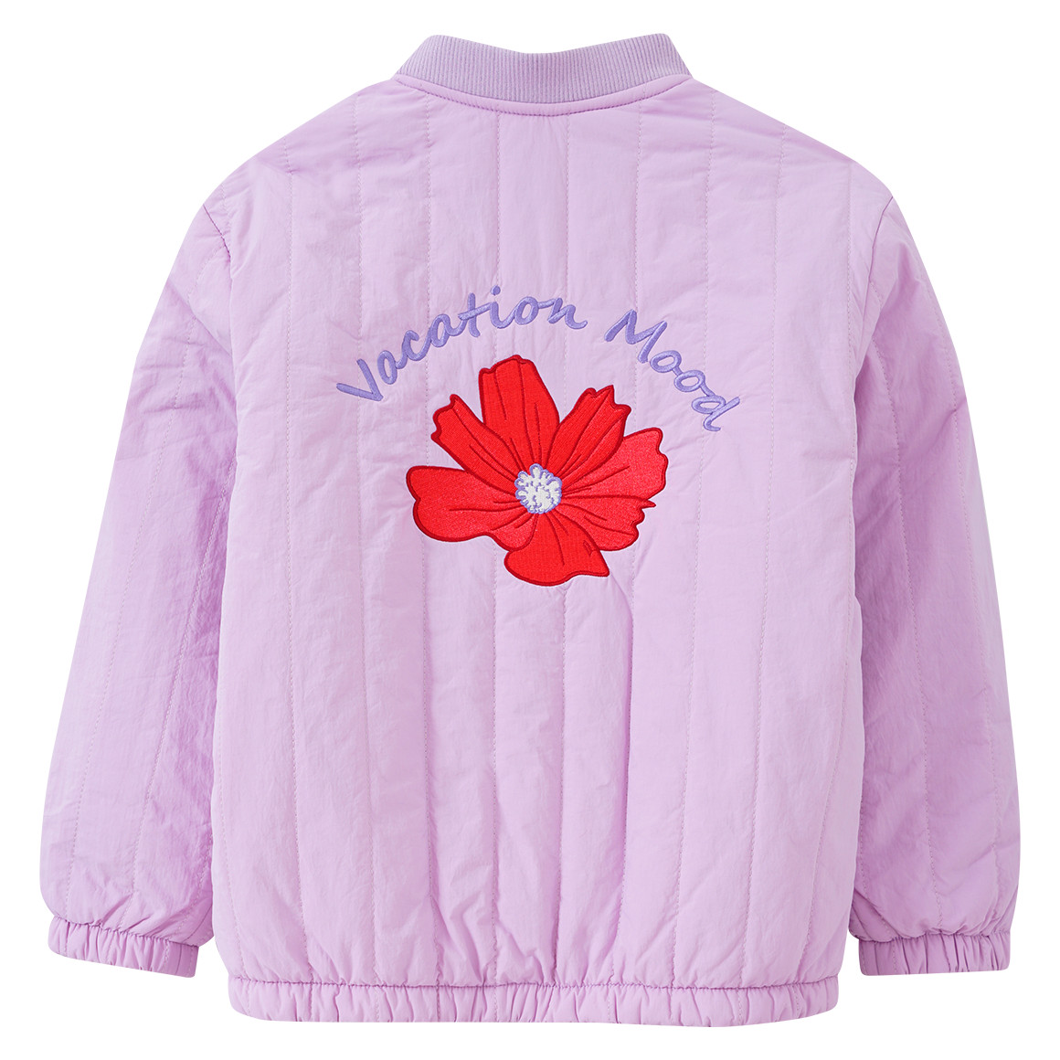 Jonas Nielsen Mädchen Steppjacke mit Stickerei helllila