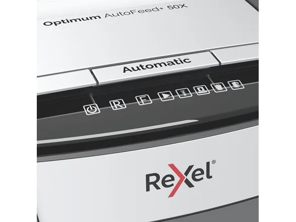 Makulator Rexel Optimum AutoFeed  50X krydsmakulering 4x28 mm (P-4)