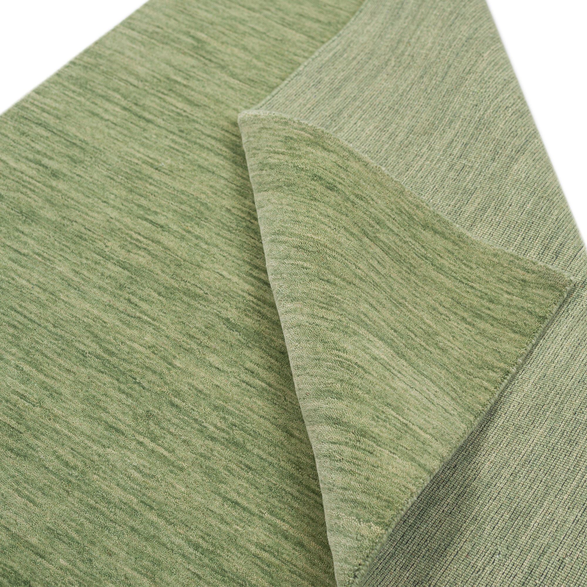 Theko Handgeweven UNI-tapijt Holi 250x350 cm - Groen