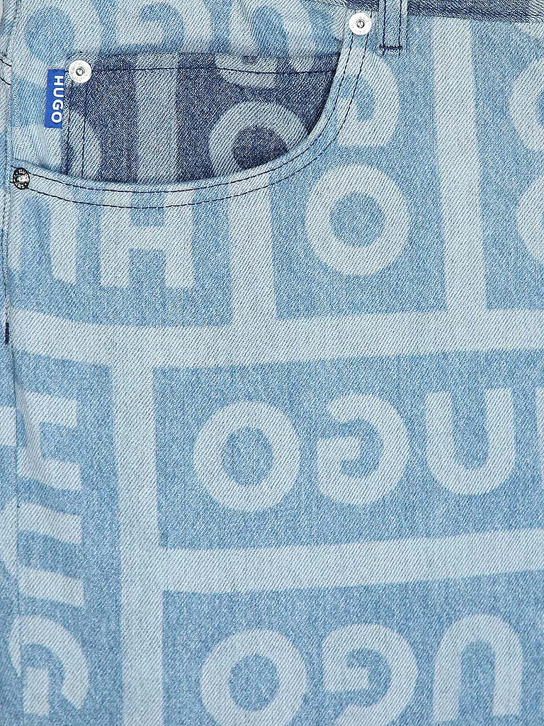 HUGO Jeans Baggy Fit NATE blau