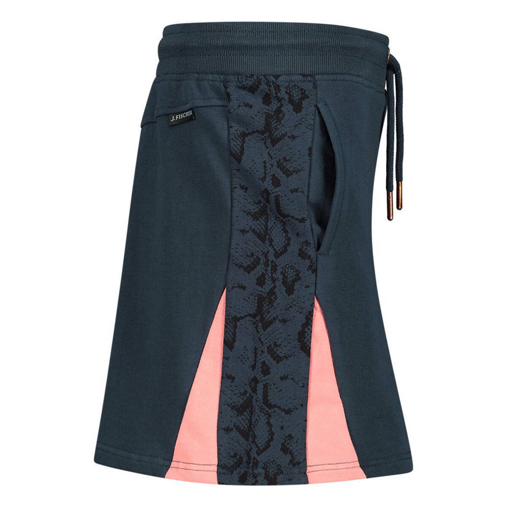 Jake Fischer rok donkerblauw/lichtroze