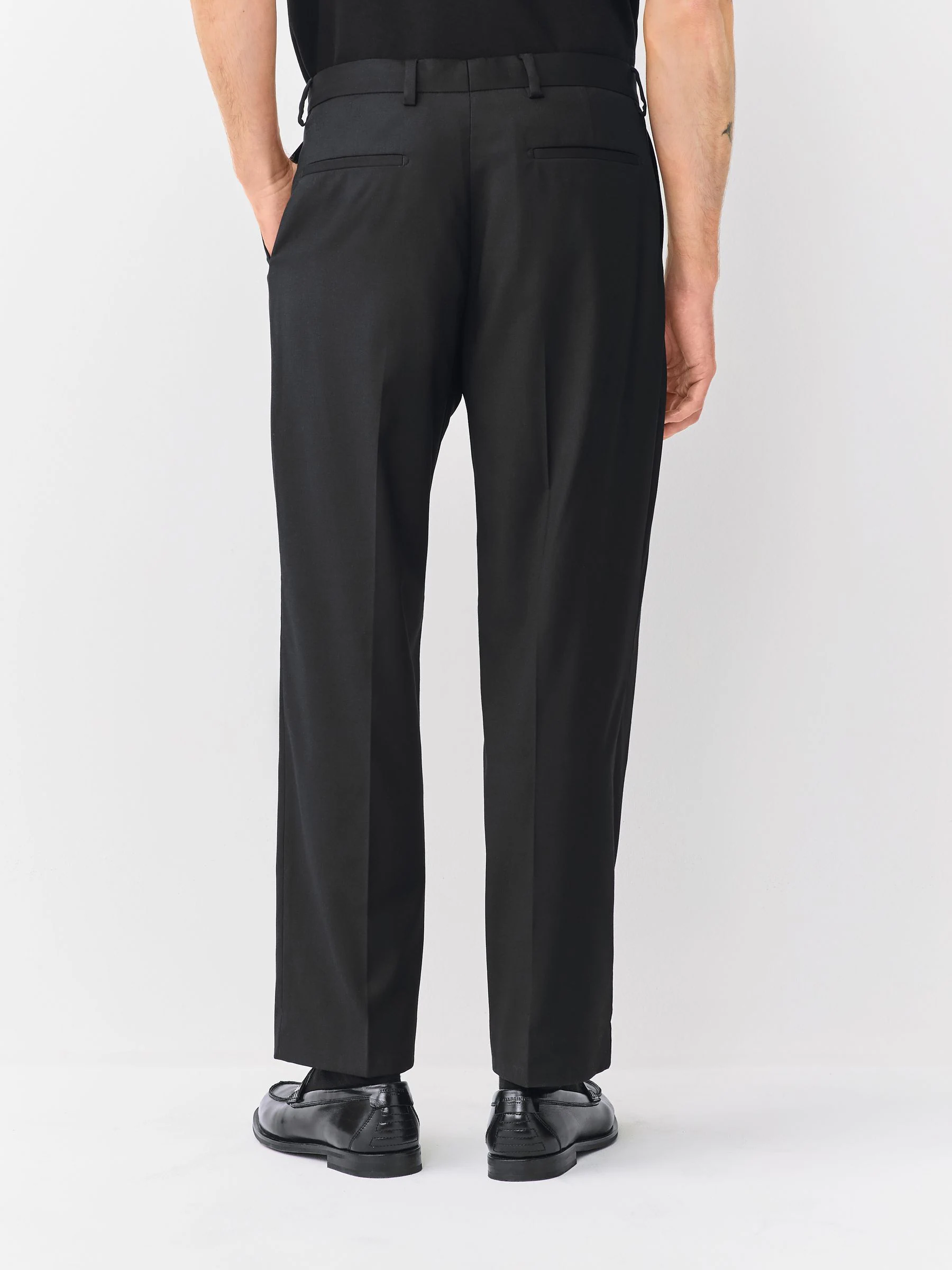Zwart - Relaxed Fit Tuxedo Trousers
