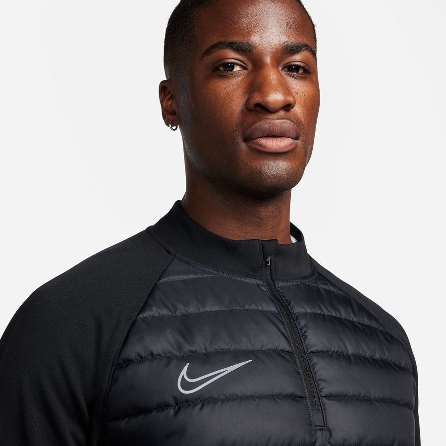 Nike Maillot d'Entraînement Therma-FIT Academy Drill Winter Warrior - Noir/Gris/Argenté
