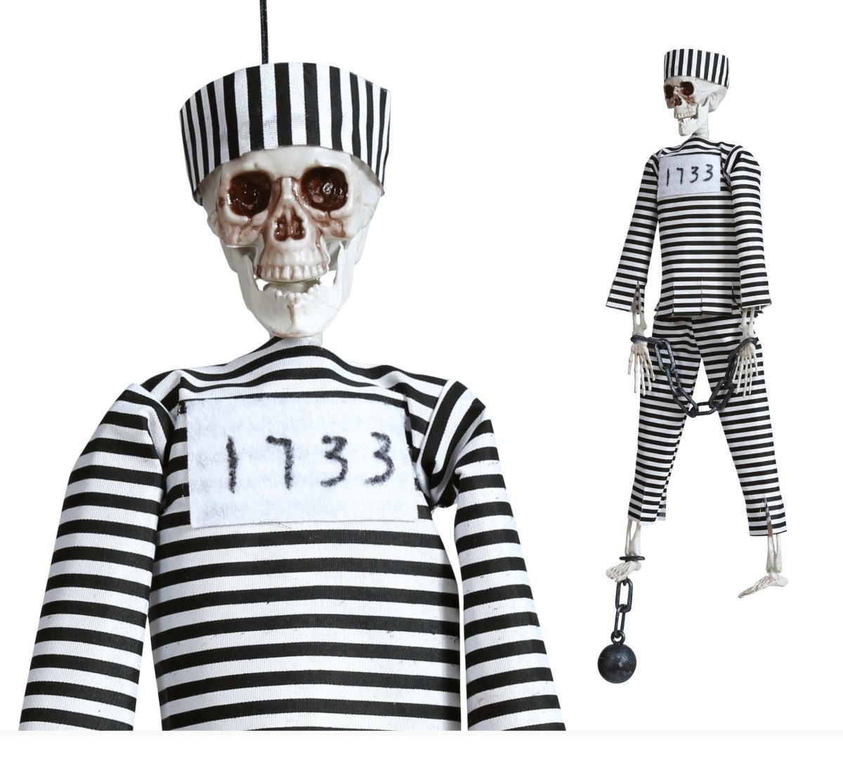 Halloween Pop Gevangen Skelet 45cm