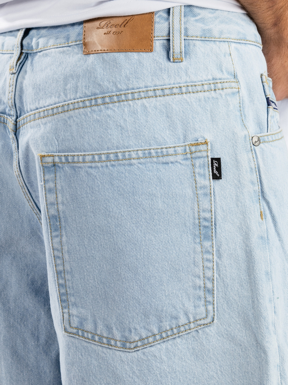 REELL Belmont Shorts origin light blue
