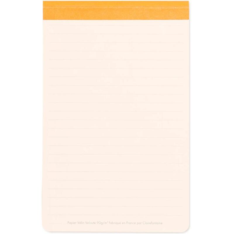 Rhodiarama Webnotepad rembordé rigide A5 192 pages ligné microperforé papier ivoire 90g fermeture élastique - Violet