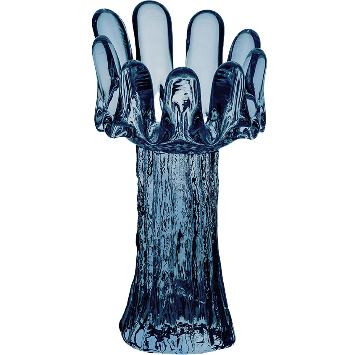 Kosta Boda Sunflower lyslykt 180 mm, resirkulert glass