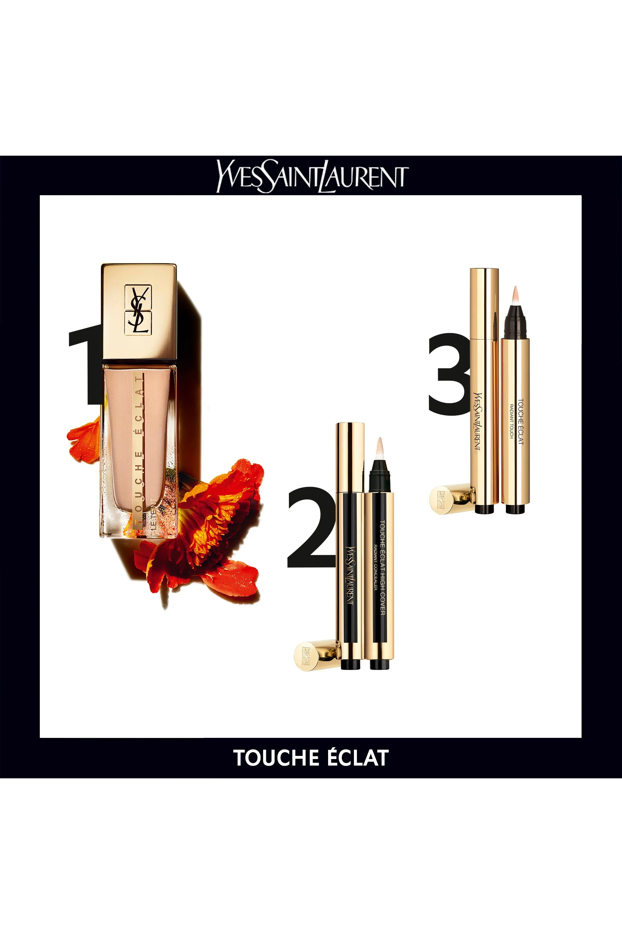 Yves Saint Laurent Fond de teint fluide Touche Éclat-25.0 ml