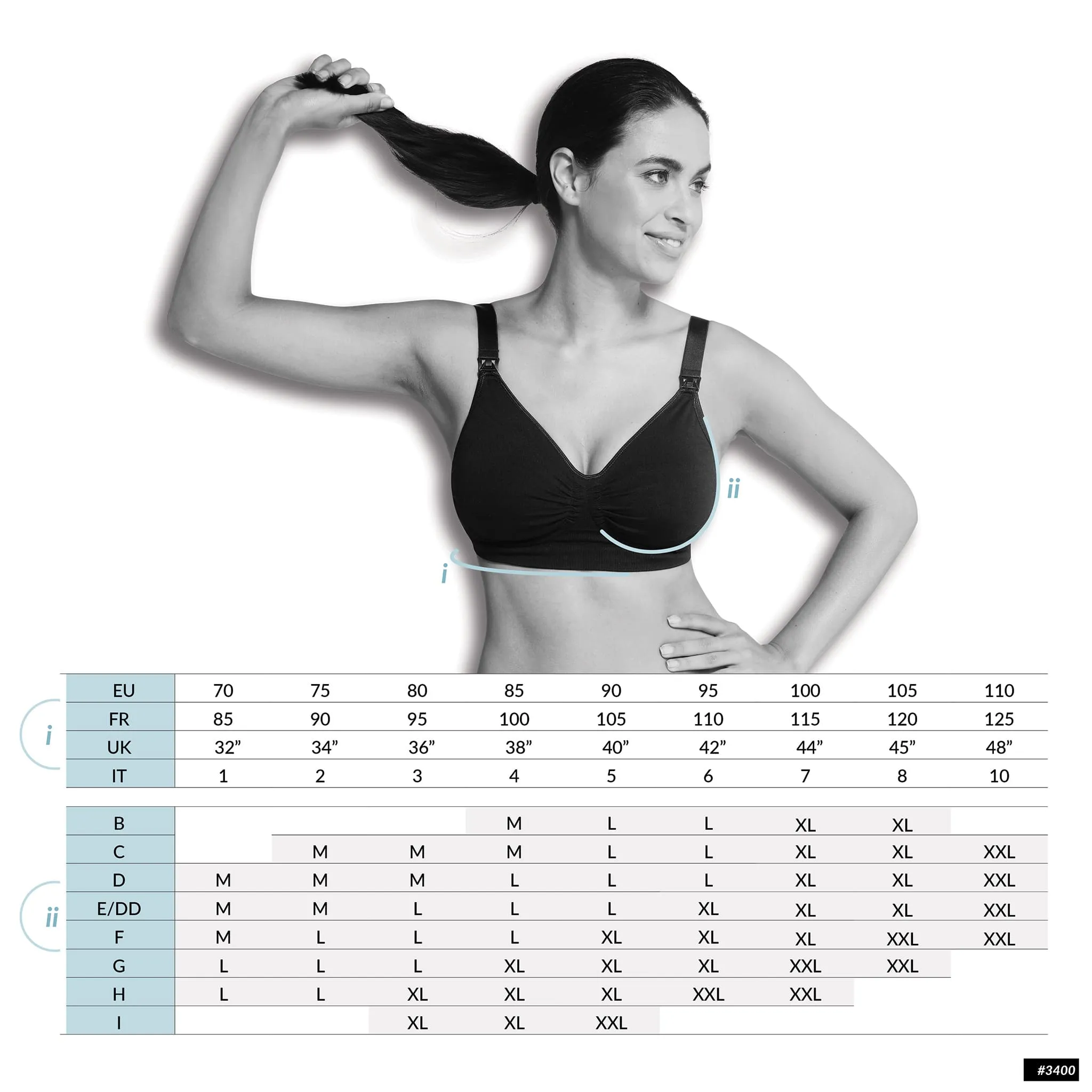 Carriwell Soutien-Gorge d’Allaitement Rembourré Carri-Gel®