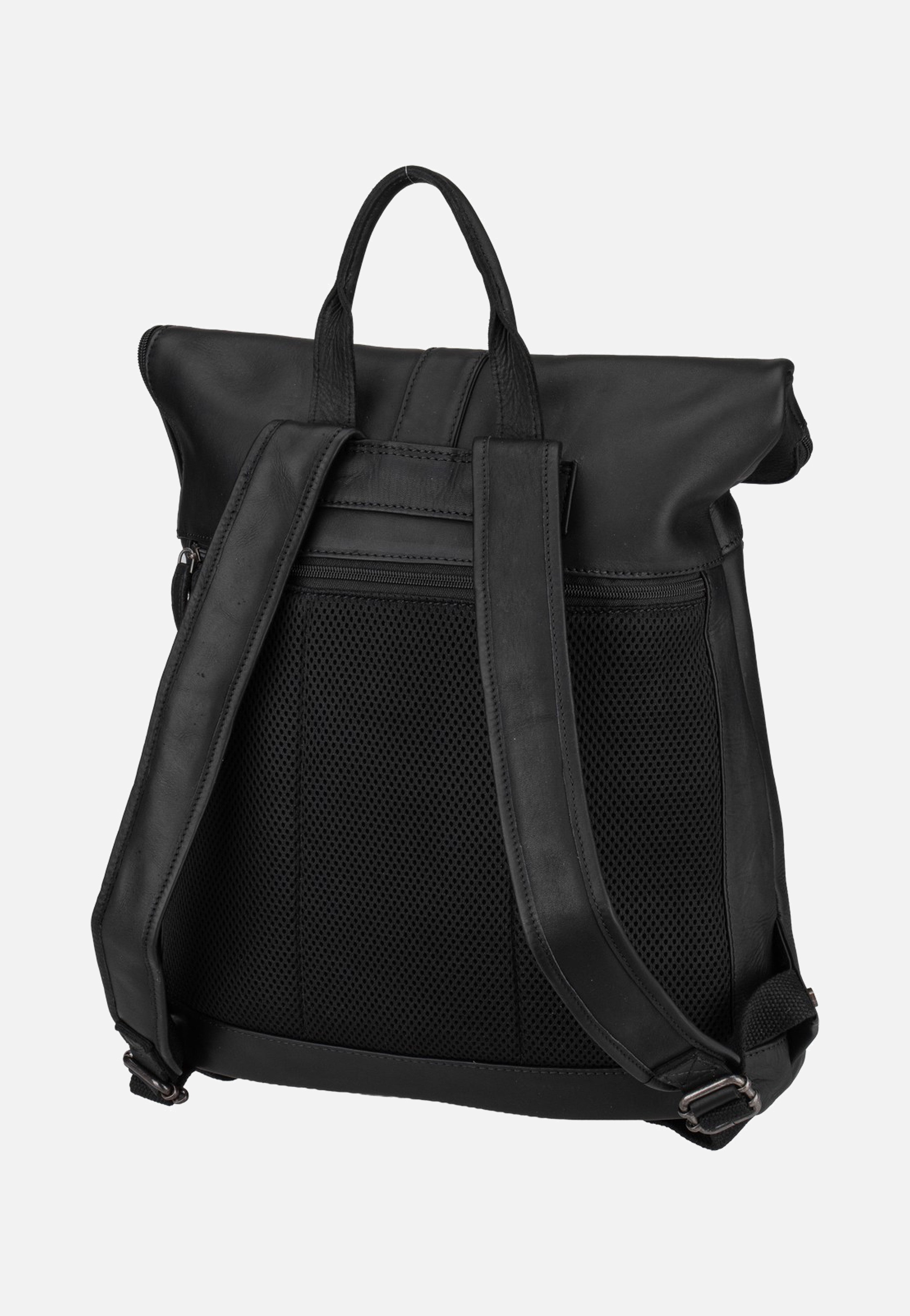 Larsson 0338 Black - Rolltop Rucksack