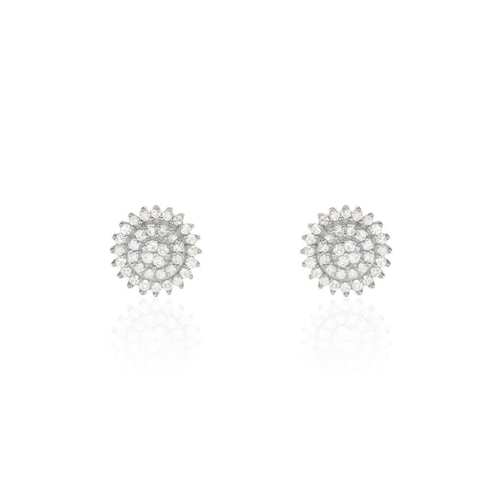 Boucles D'oreilles Veronick Or Jaune Diamant