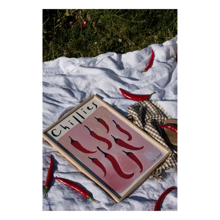 Rose England Affiche Chillies | Rose