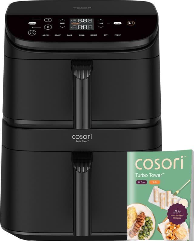 Cosori Turbo Tower airfryer KAAPAFCSNEU0244Y (sort)