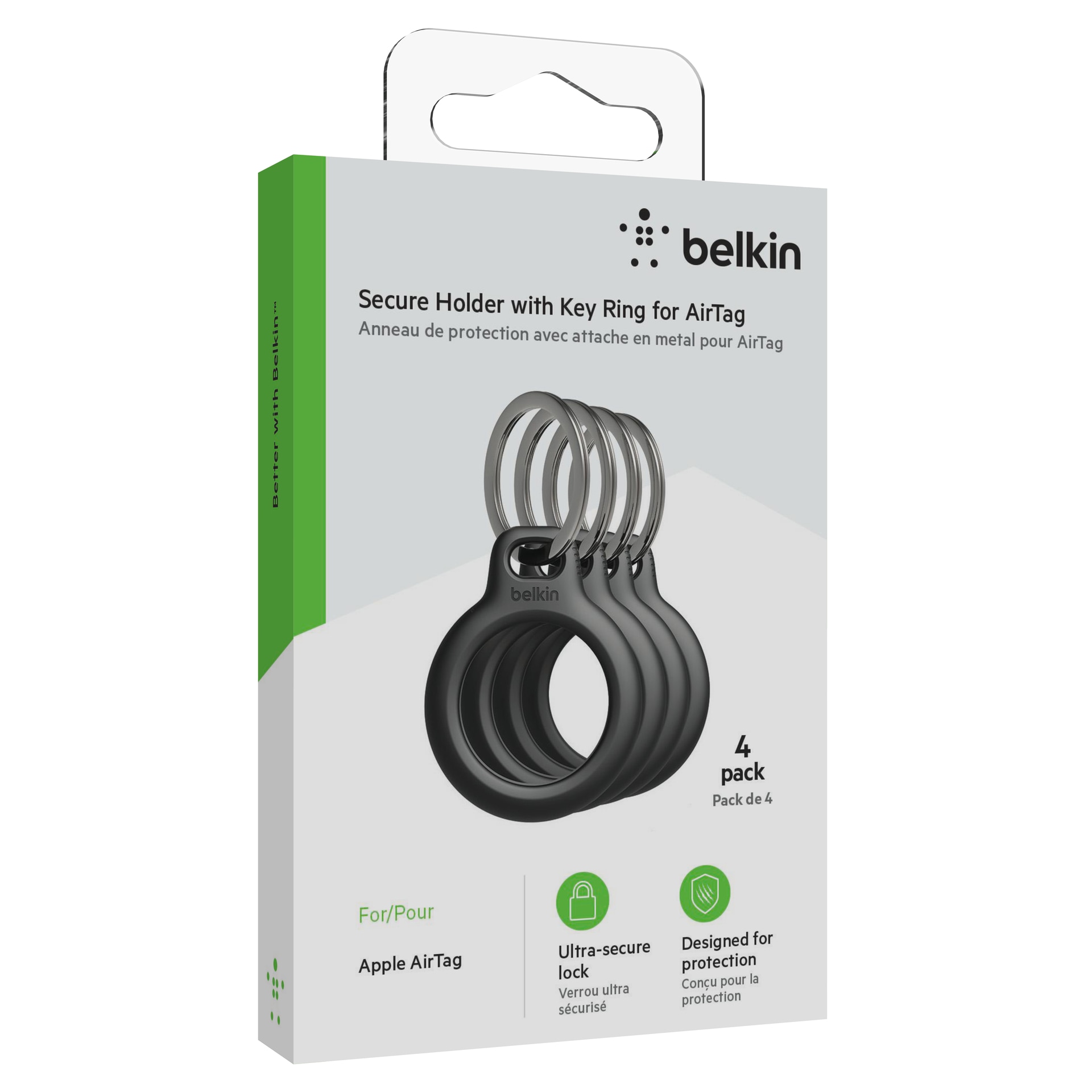 Belkin Schlüsselanhänger »Secure Holder (4er-Pack)« 4 Stk. tlg.