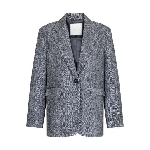 Neo Noir Gaby Herringbone Blazer, Black, 38