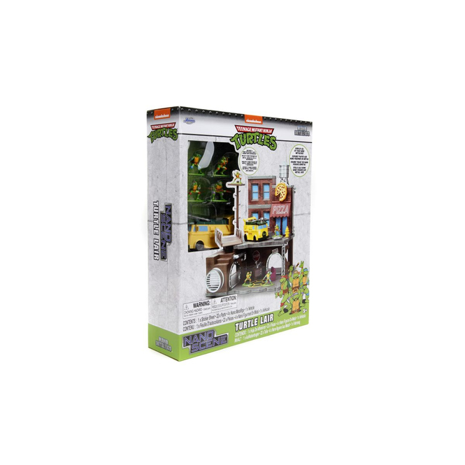 Teenage Mutant Ninja Turtles - Nano Scene - Spielset - Höhle
