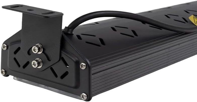 LUXULA LED Hallenleuchte High-Bay Hallenstrahler mit Marken-LEDs 2 Stück - 100W 12000lm - 5000K Neutralweiß Tageslicht - IP65 IK08 - linear - Industrielampe Lager Deckenleuchte Feuchtraumleuchte