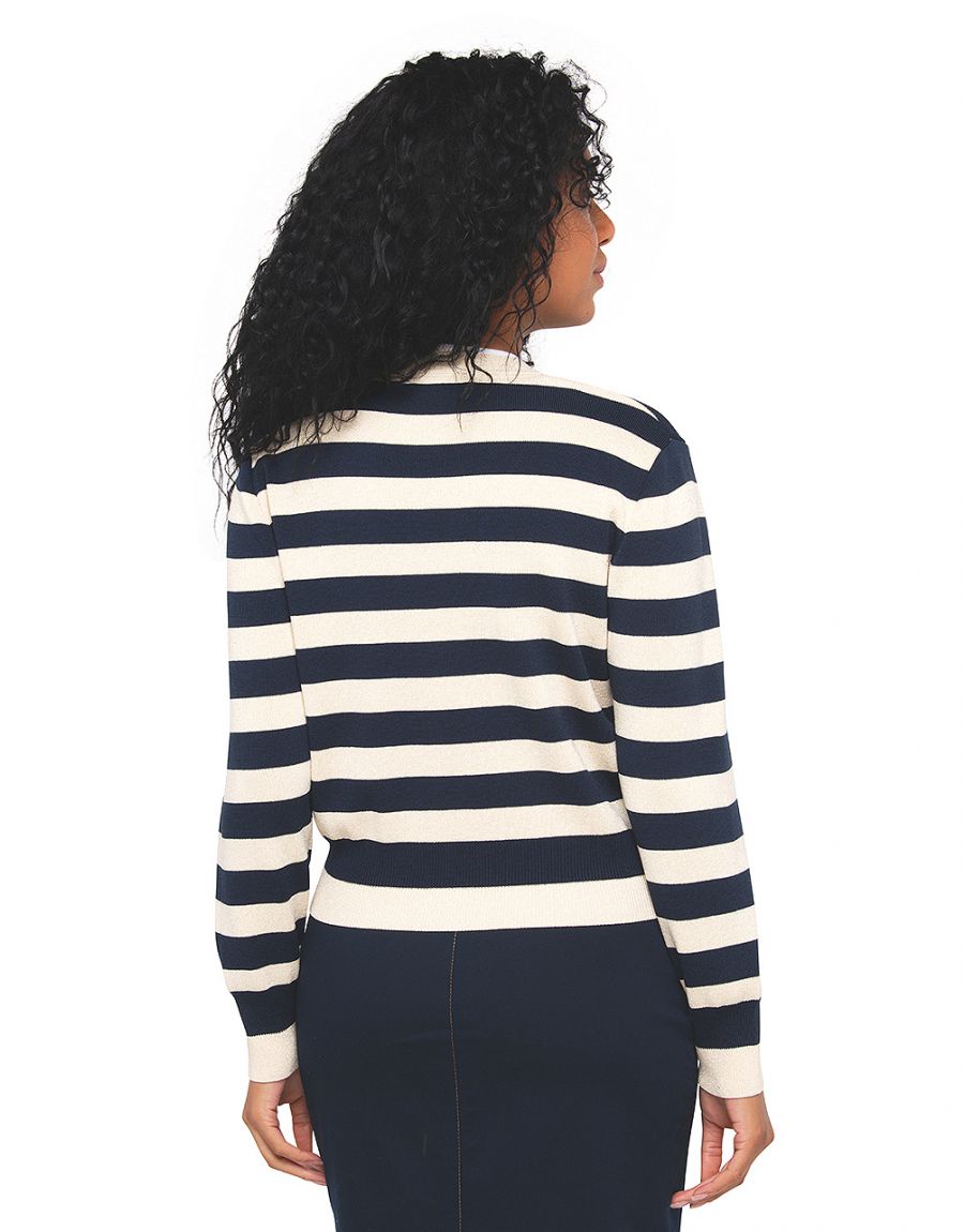 Gilet irisé bleu beige