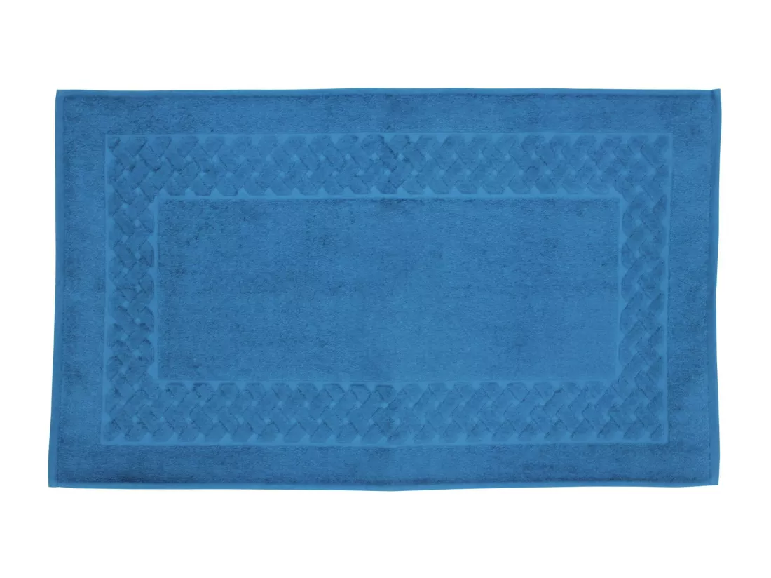 Tapis de bain 50x80 cm ROYAL CRESENT Bleu Céleste 850 g/m2
