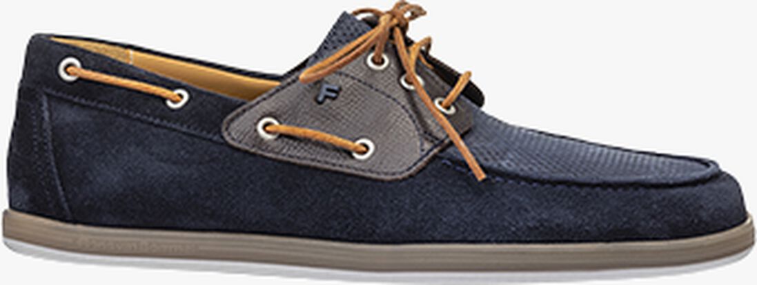 FLORIS VAN BOMMEL donkerblauwe floris van bommel veterschoenen sfm-30299