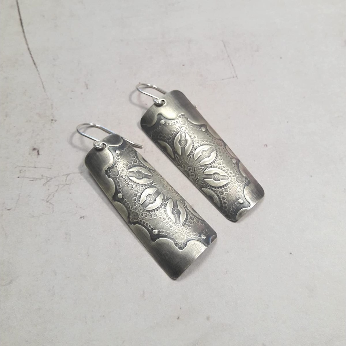 Boucles D'Oreilles Ethniques Txai Argent 925