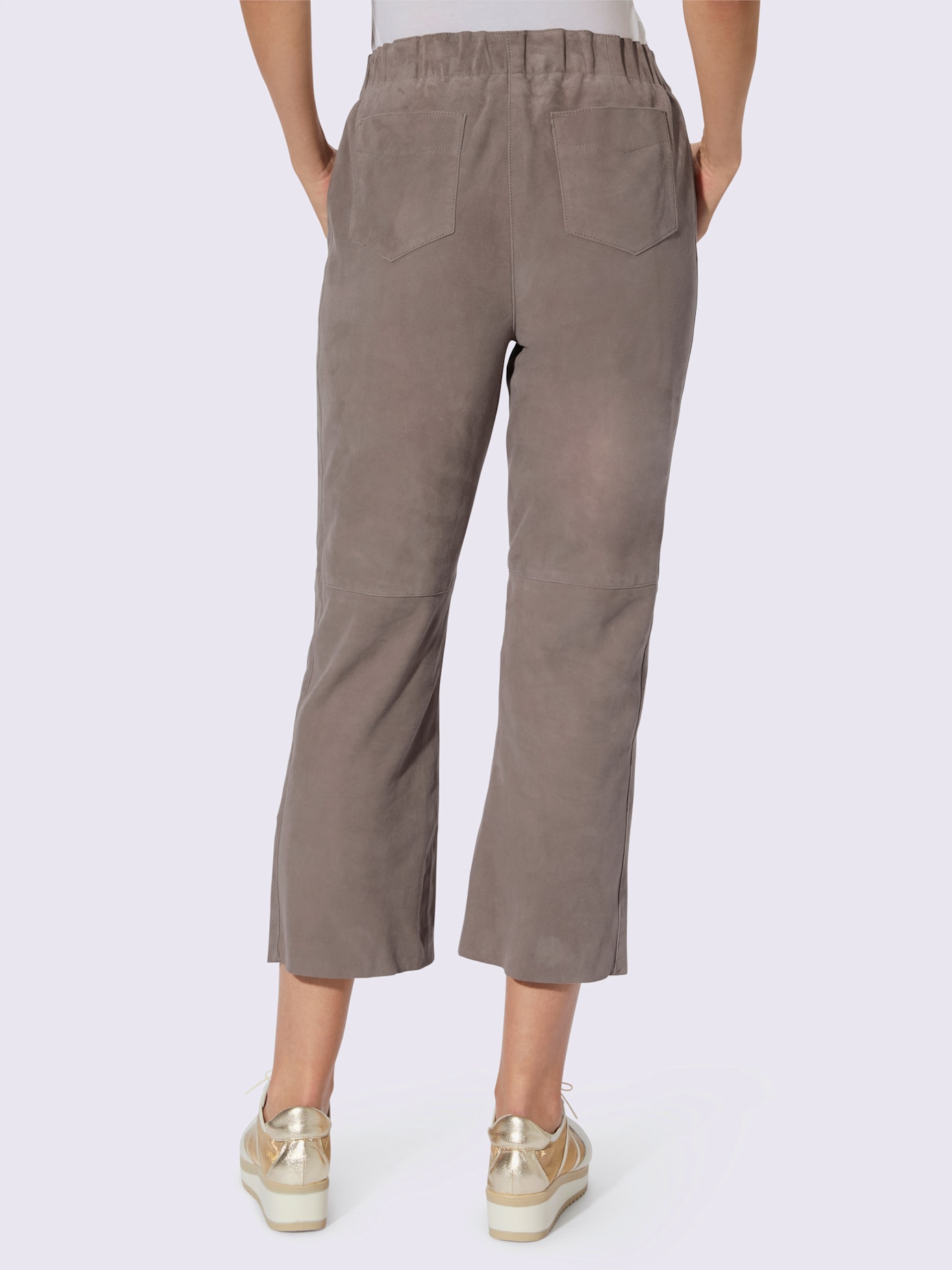Pantalon en cuir cuir velours très doux