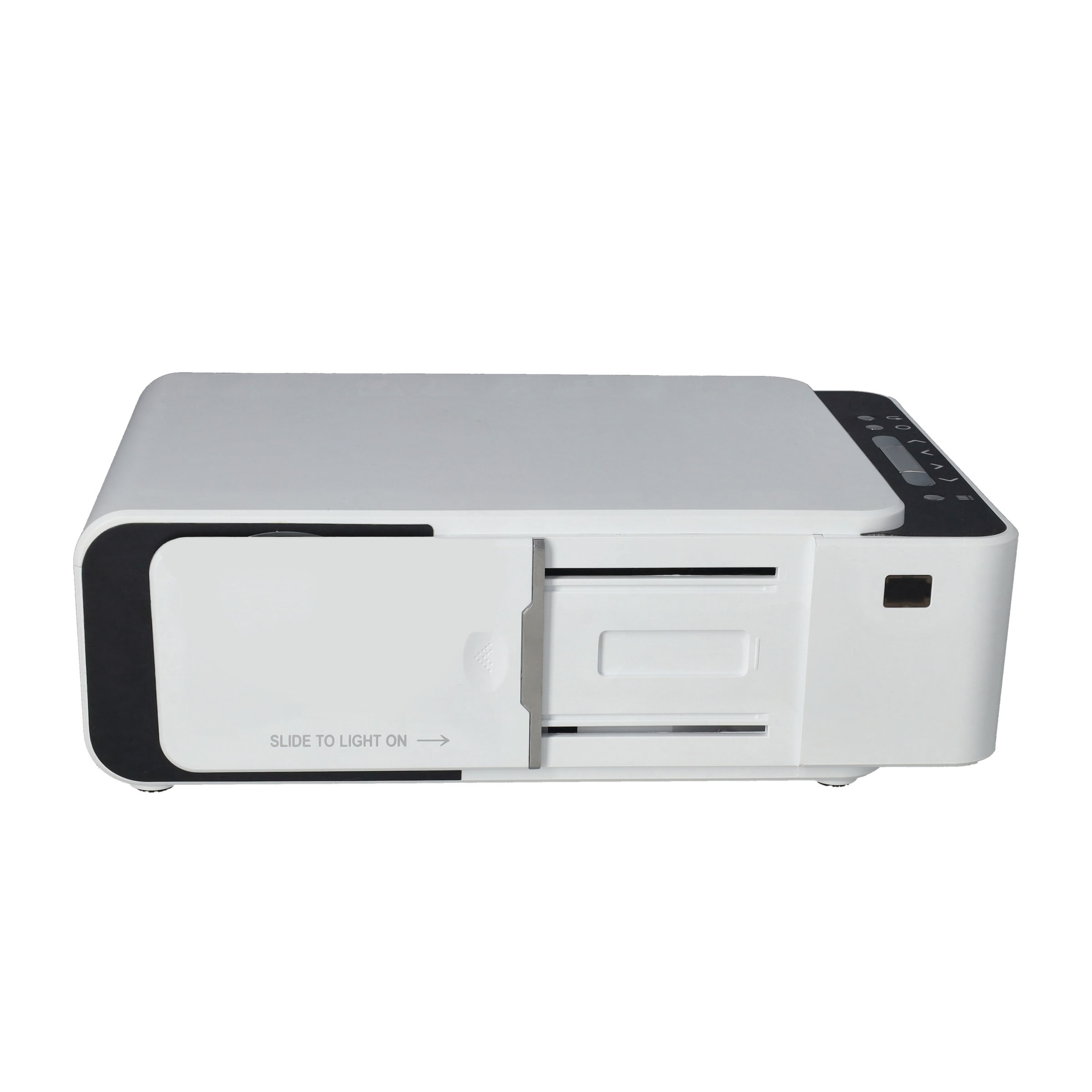 Multimedia LED Projektor Beamer Heimkino (100 ANSI Lumen) 1080p Full HD / HDMI / USB / AV / VGA / 3.5mm AUX Output - Weiss