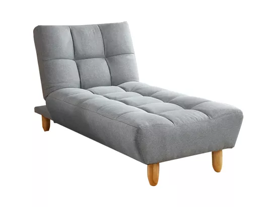 Canapé modulable convertible en tissu gris ESTEBAN