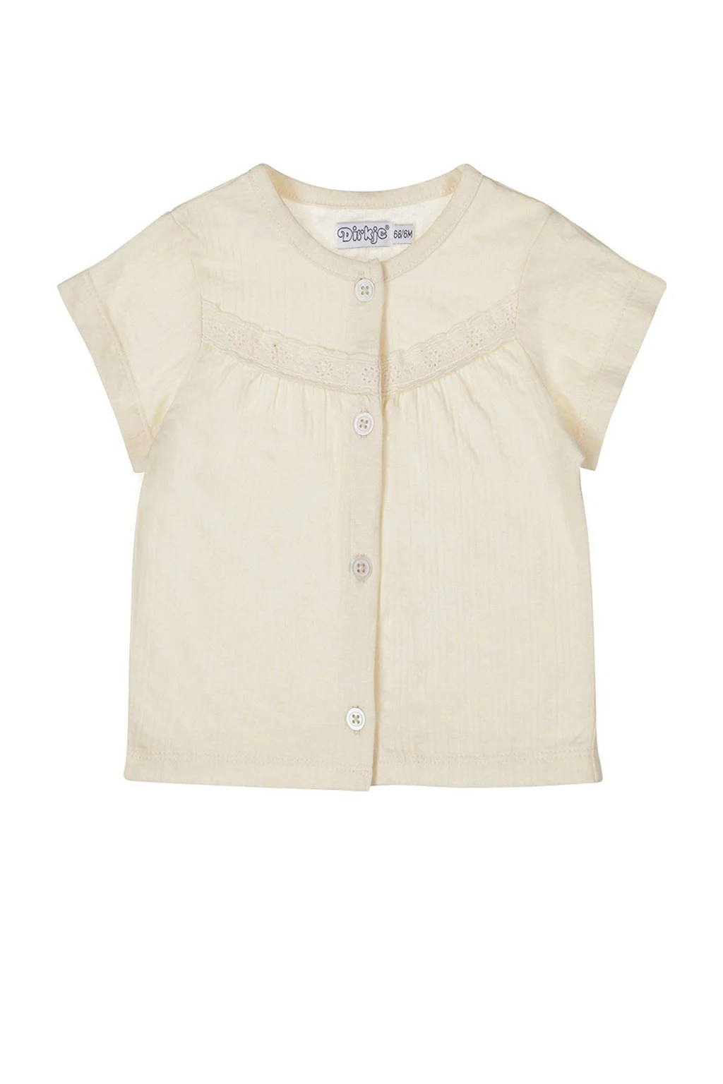 Dirkje blouse ecru broderie