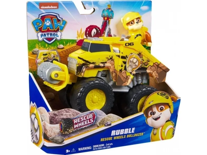 Paw Patrol Rescue Wheels Themed Vehicles - Rubble
