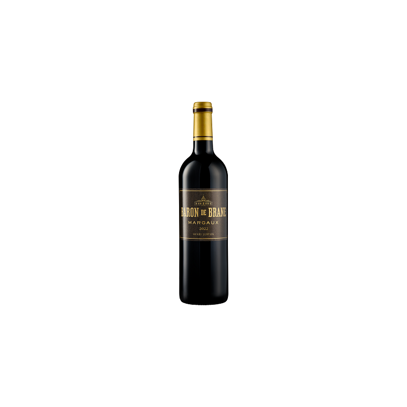 BARON DE BRANE 2022 - Margaux - 2ème Vin - par Caisse bois de 6 bouteilles 75 cl