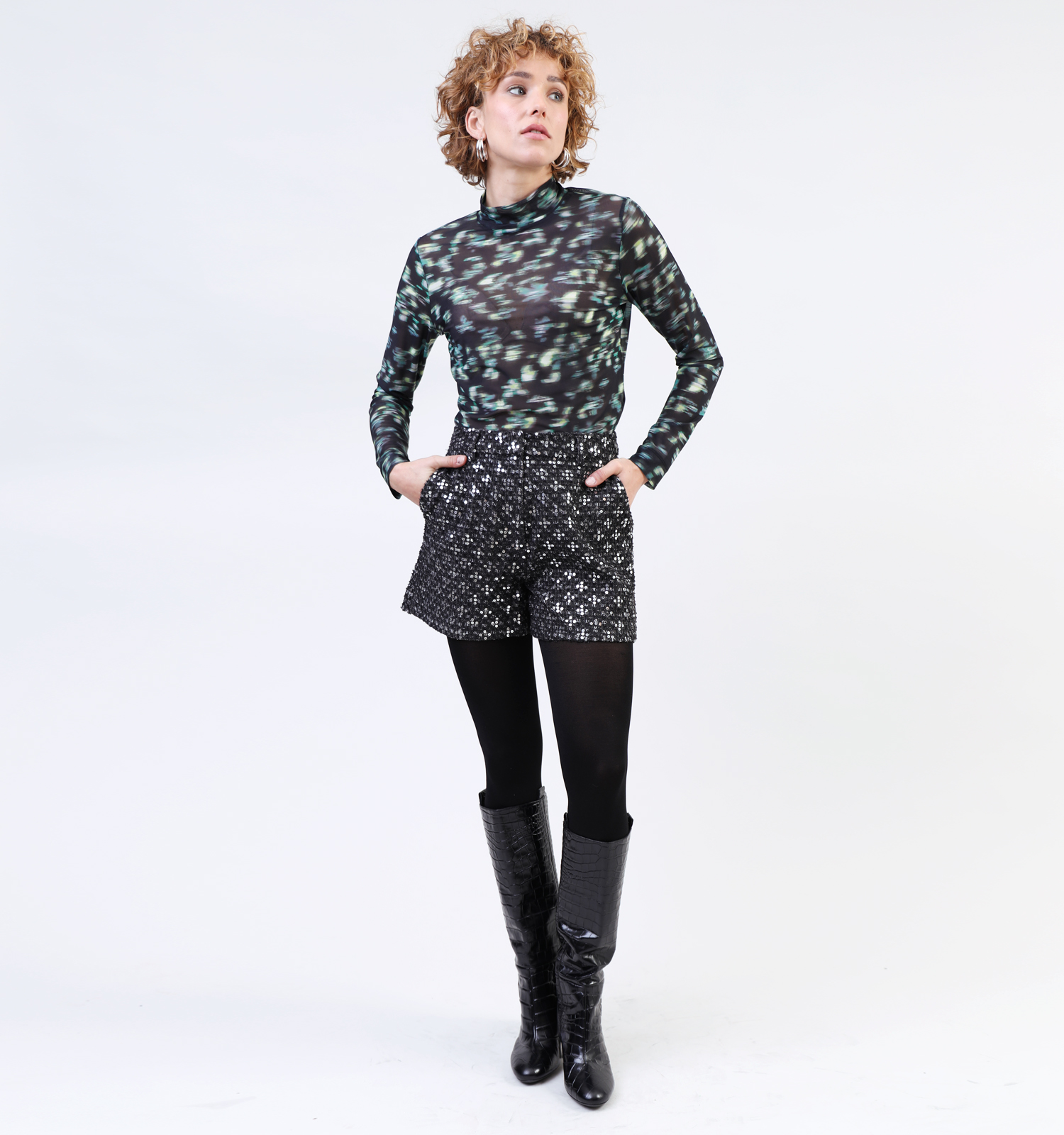 Longsleeves zwart