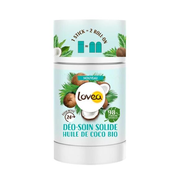 Lovea festes Deo fest Bio Kokosöl Stick 50 g
