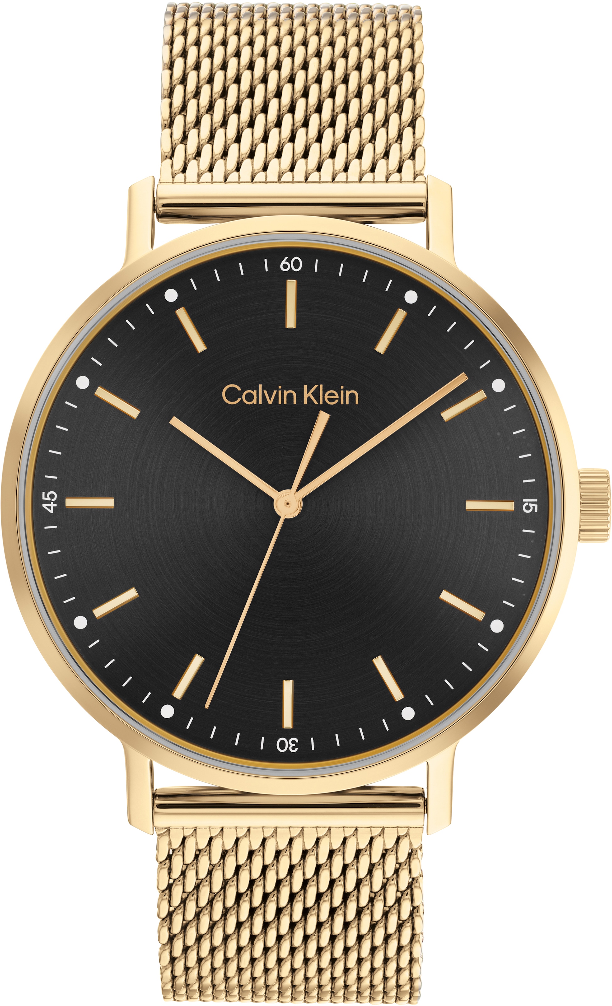 Calvin Klein Quarzuhr »MODERN« Armbanduhr, Herrenuhr, Mineralglas, Edelstahlarmband, analog