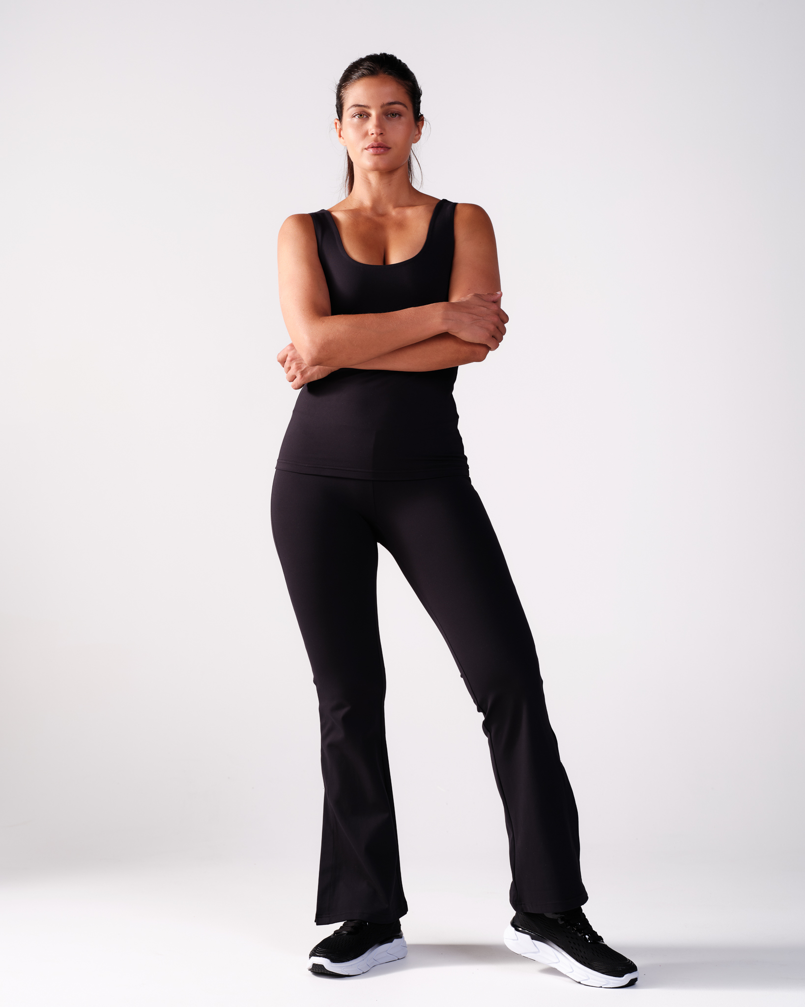 LEVITY Second-Skin Tank Top Black