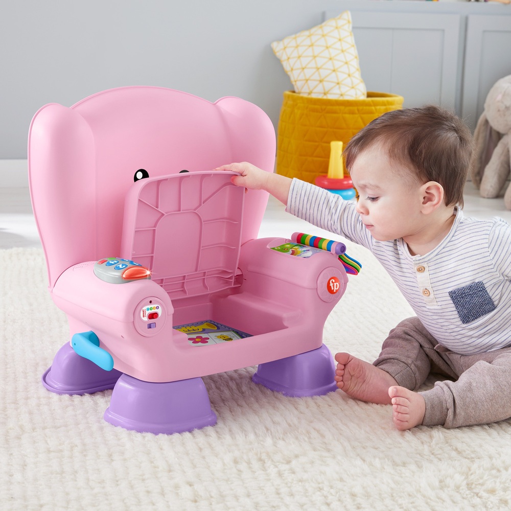 Fisher-Price Lachen & Lernen Smart Stages Aktivitätsspielzeug-Stuhl Rosa