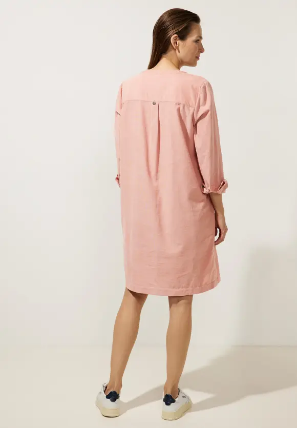 Cordkleid mit Knopfleiste - dull legend rose