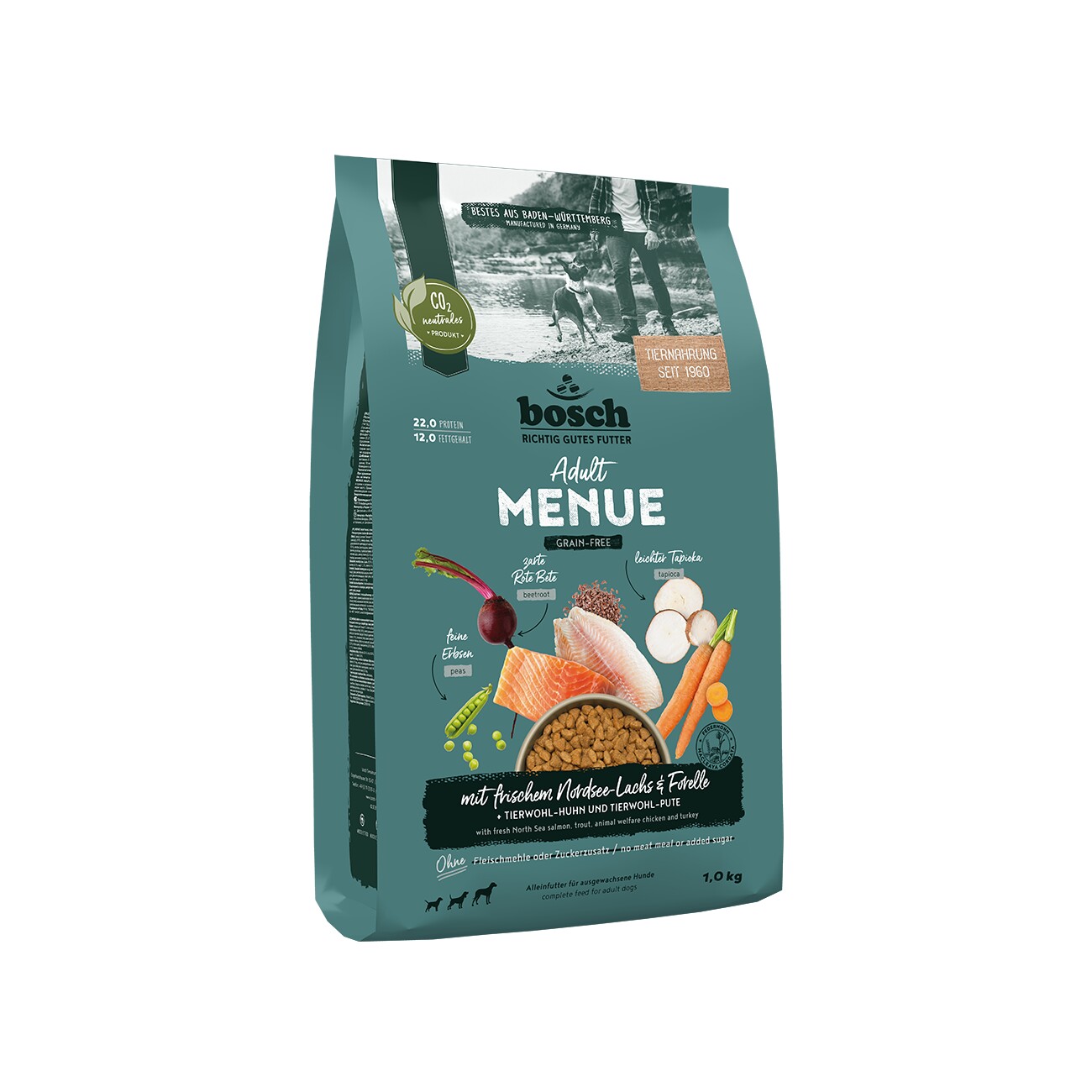 bosch HPC Trockenfutter Hund Adult Menue Nordsee-Lachs & Forelle 1 kg