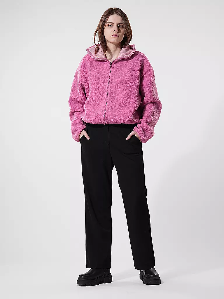 PENN&INK Jacke in Teddyfell pink
