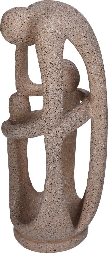 Beeld Persoon beige 12,5 x 11 x 29,5 cm
