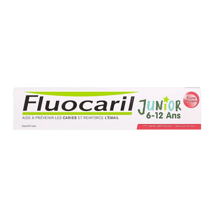 Dentifrice Junior 6-12 ans goût fruits rouges 75ml