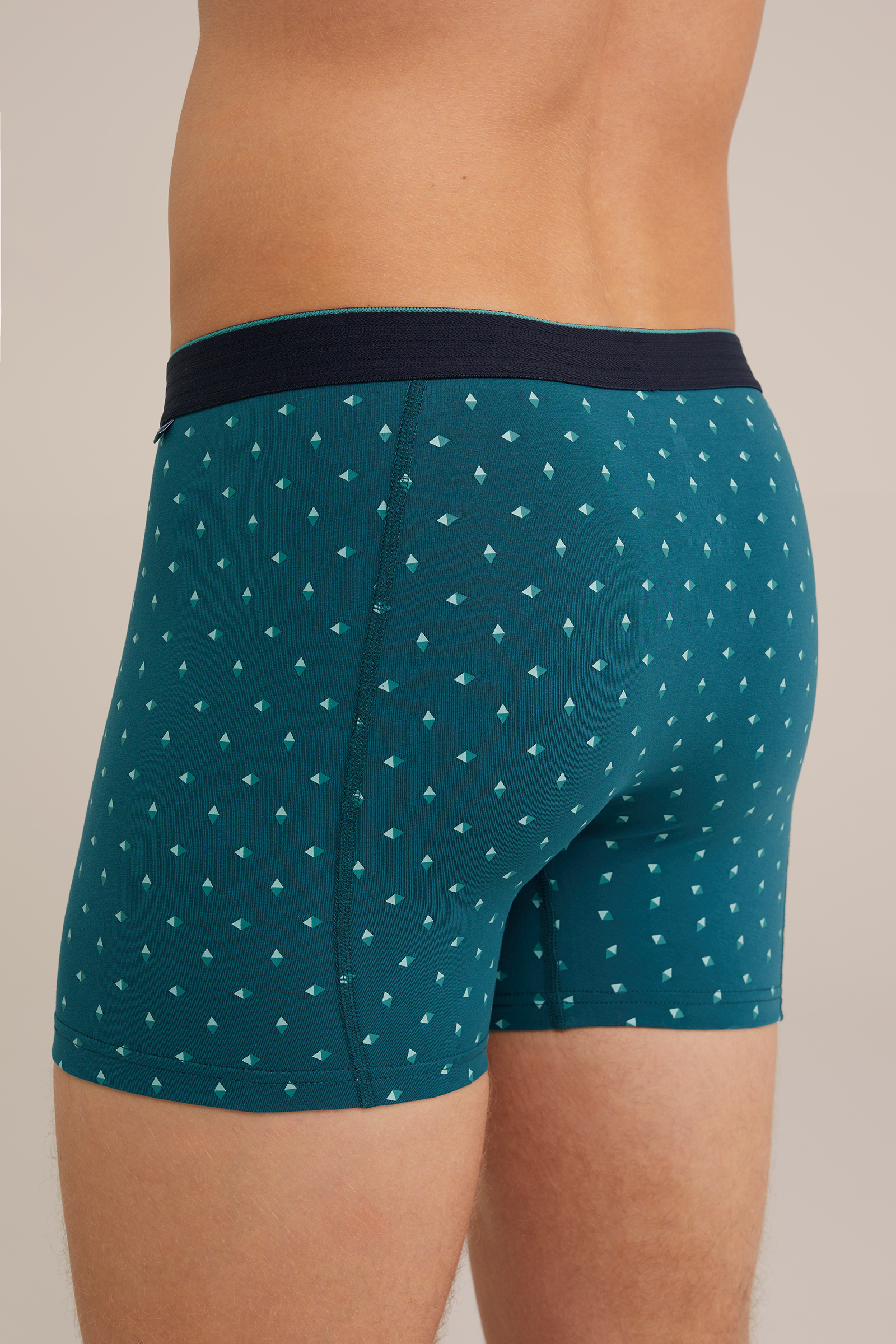 boxershort met dessin WE Fashion Groen