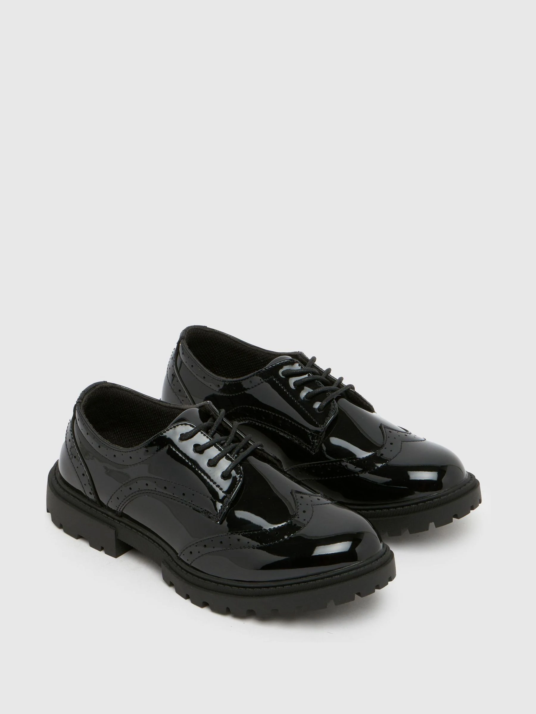 Schuh Bts Lorelai Lace Up Black Shoes
