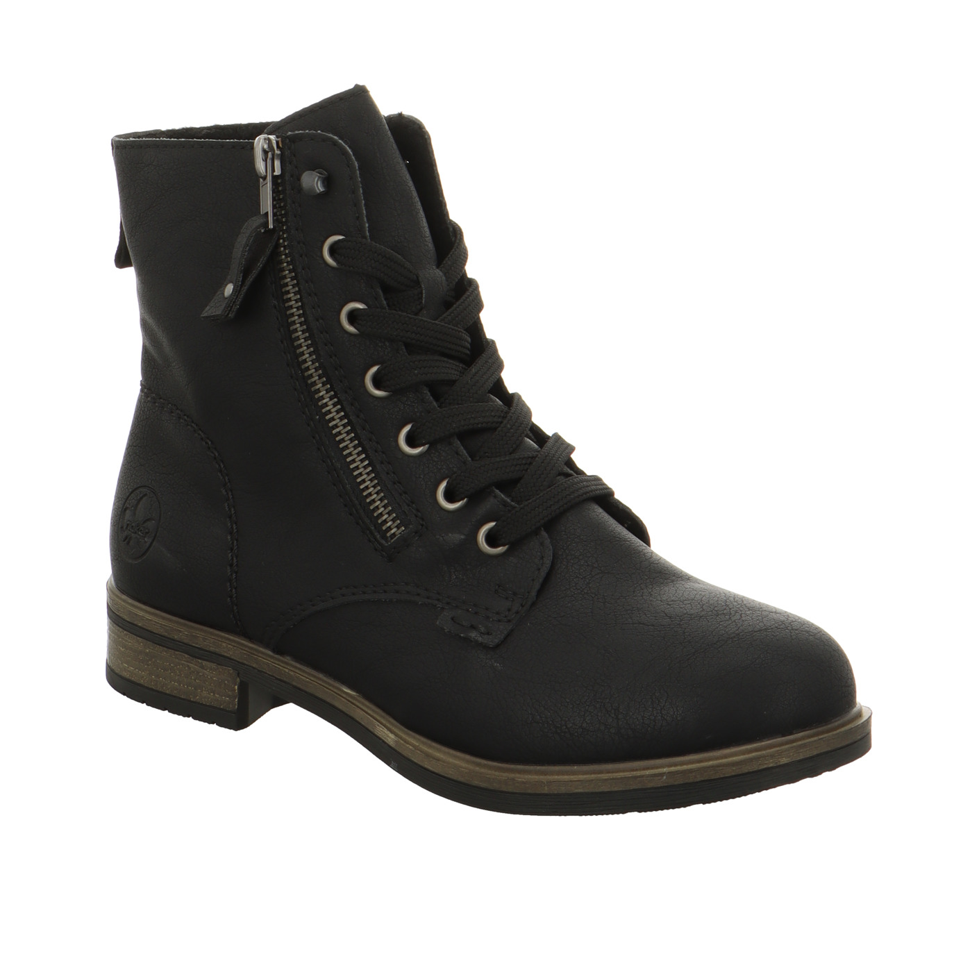 Schnürboots schwarz