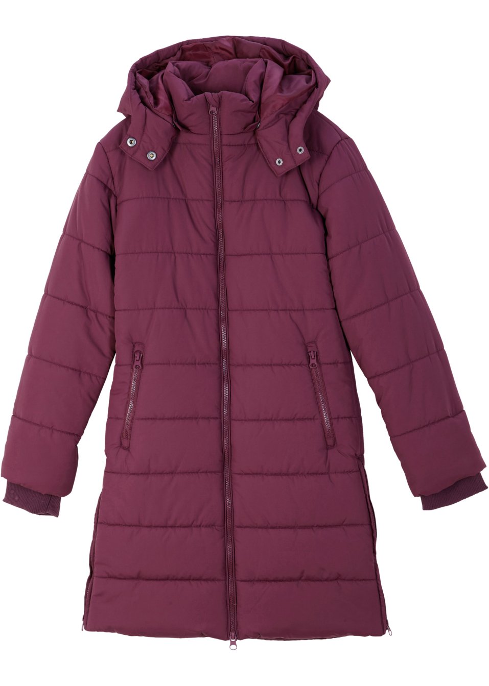 Veste matelassée fille avec capuche amovible