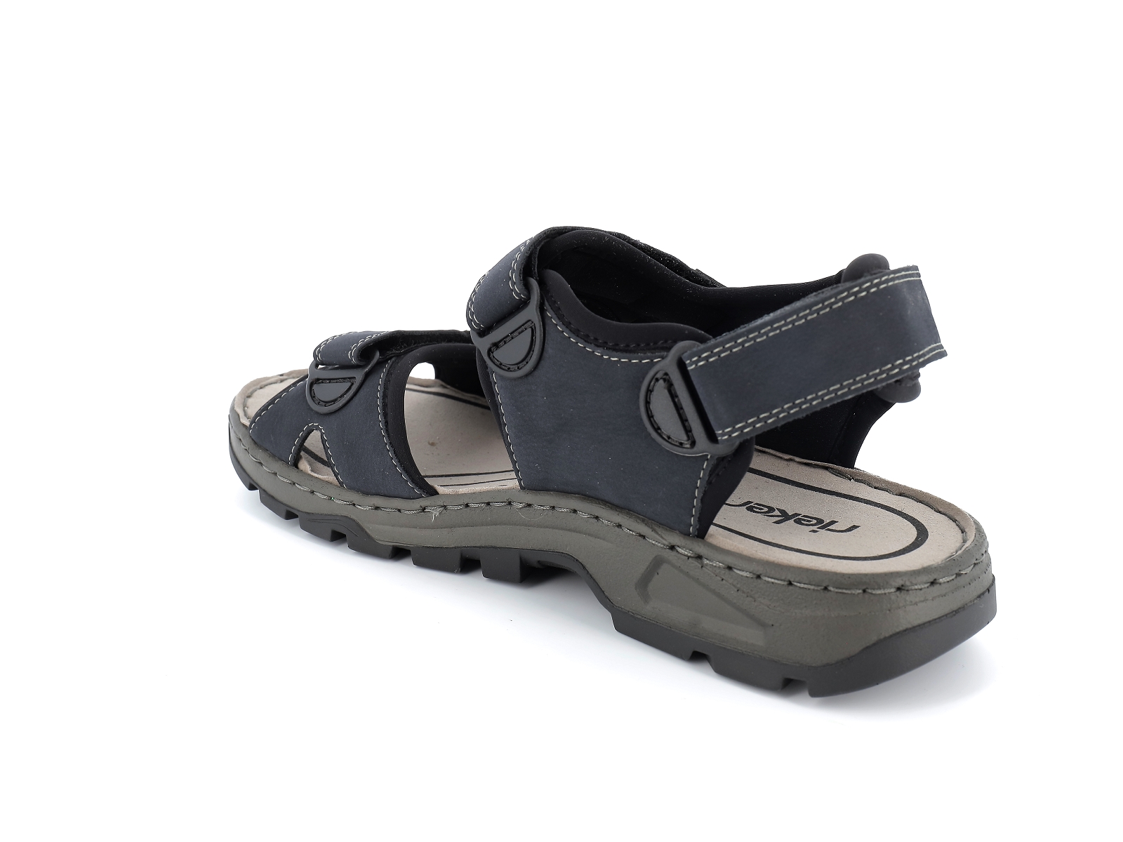 Rieker-26164 Synthétique Multi Bleu
