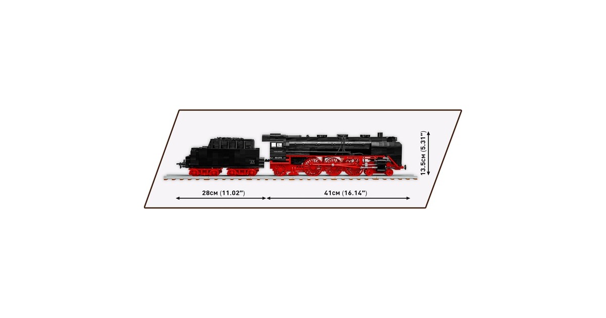 COBIHistorical Collection - DR BR 03 Steam Locomotive Constructiespeelgoed  (Schaal 1:35)