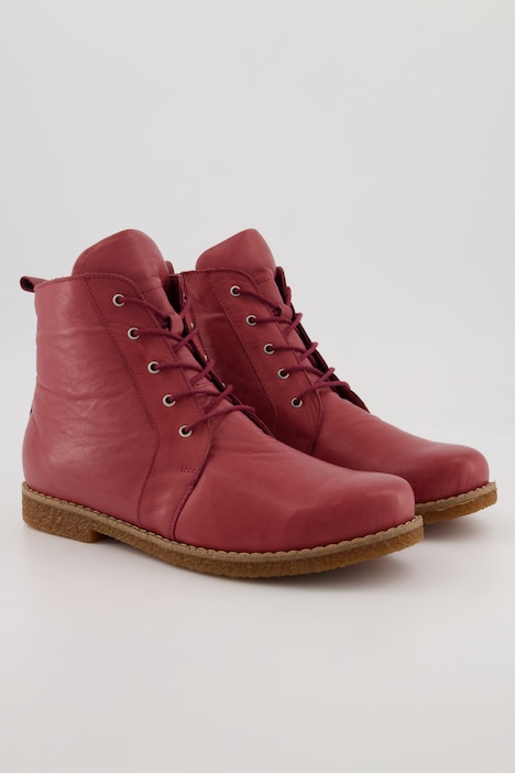Lederboots, Nappaleder, Reißverschluss, Weite G