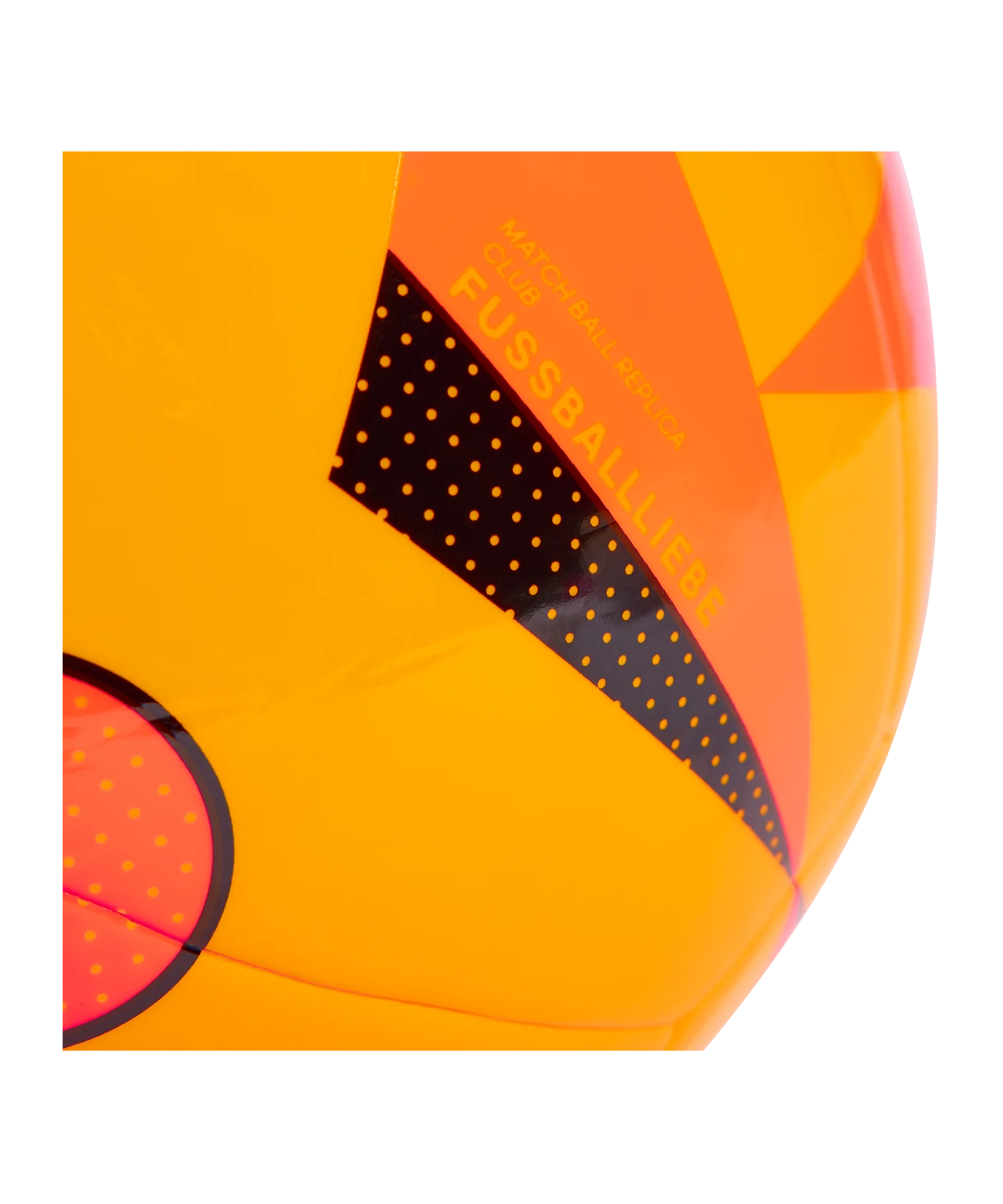 adidas Fussballliebe Club Trainingsball EM 2024 Gold Rot Schwarz