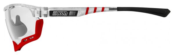 Scicon Sports Aerotech SCN XT Photochromic XL Lunettes De Soleil De Performance Sportive (Miroir Rouge Photochromique Scnxt/Matt Gelé)